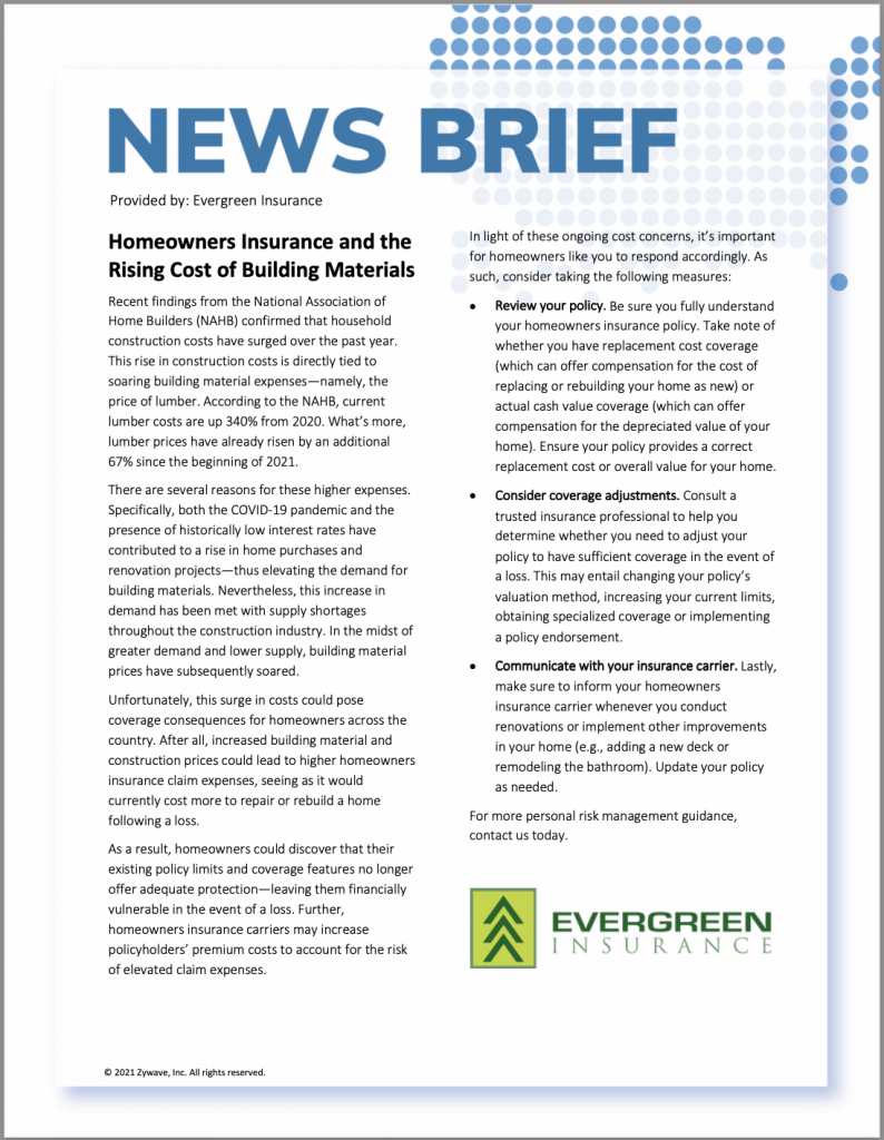 image of pdf homeowners insurance and the rising cost of building materials click image to read or download full article in pdf